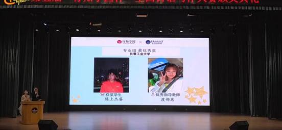 我校电子游戏
日语系陈上杰睿同学获得“专业组最优秀奖”